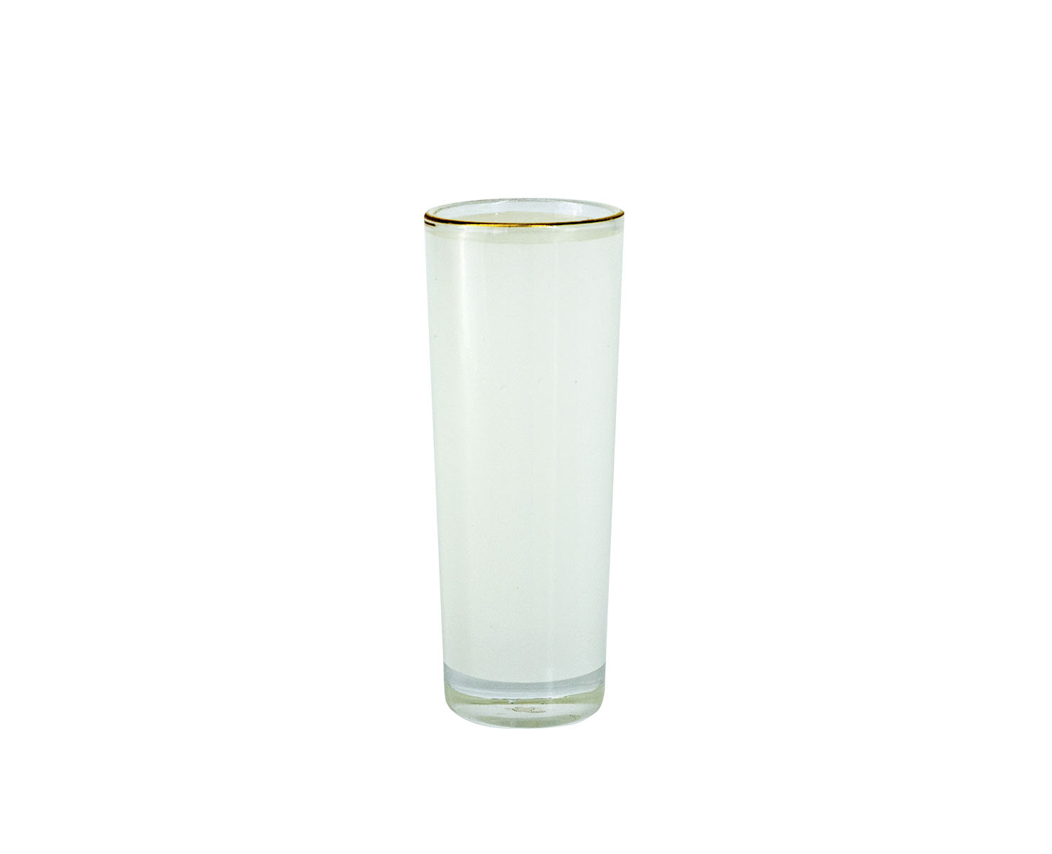 TEQUILERO 3 OZ BLANCO CON FILO DORADO