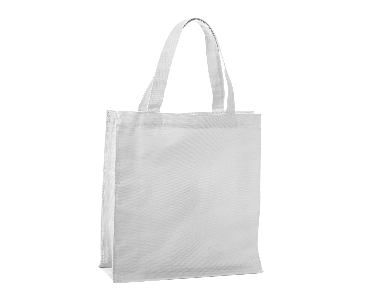 BOLSA NON WOWEN BLANCO C/FUELLE 35X40X12