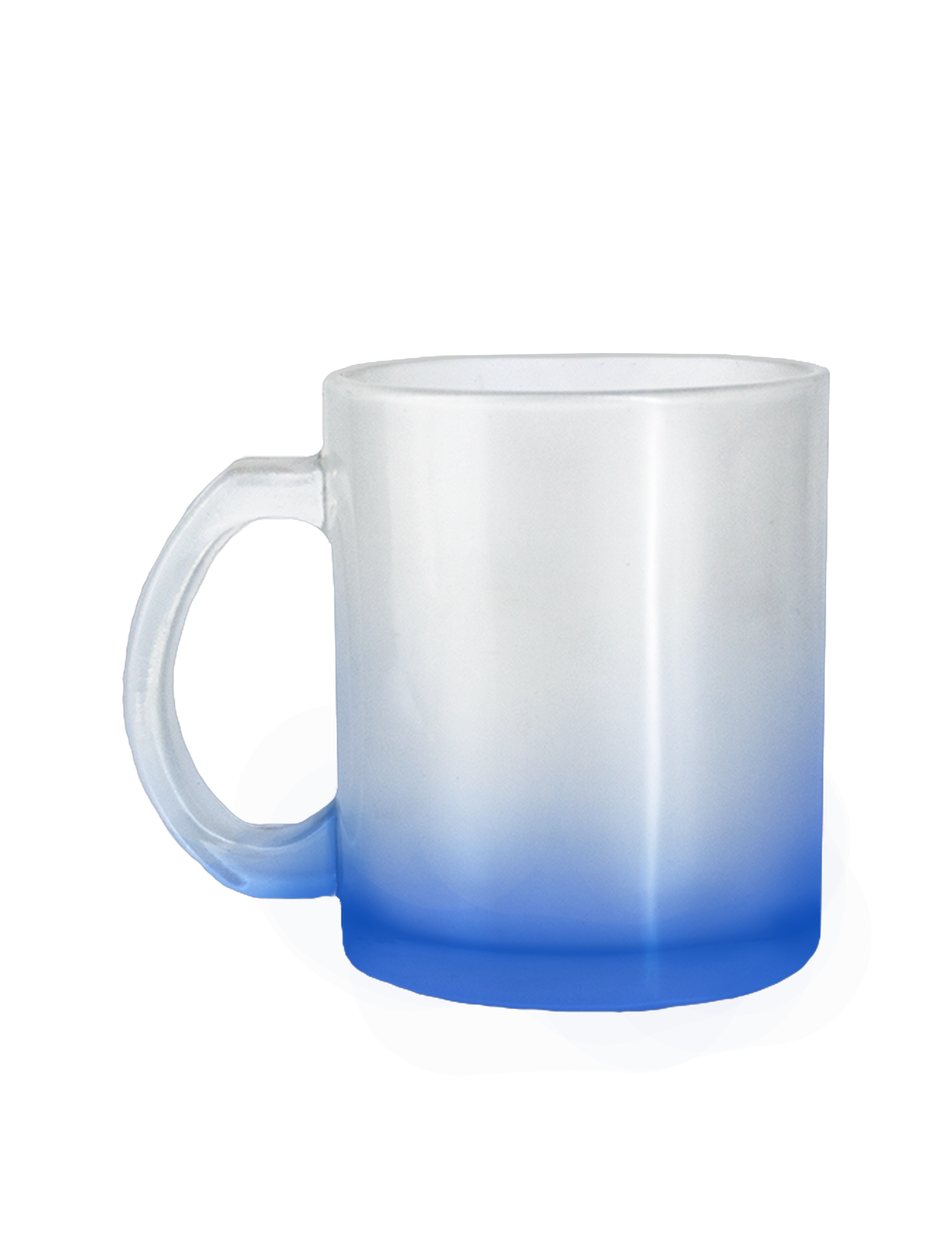 TAZA CRISTAL 10 OZ. SATINADO AZUL