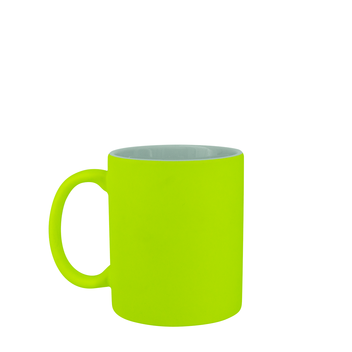 TAZA COLOR NEON 11 OZ AMARILLO